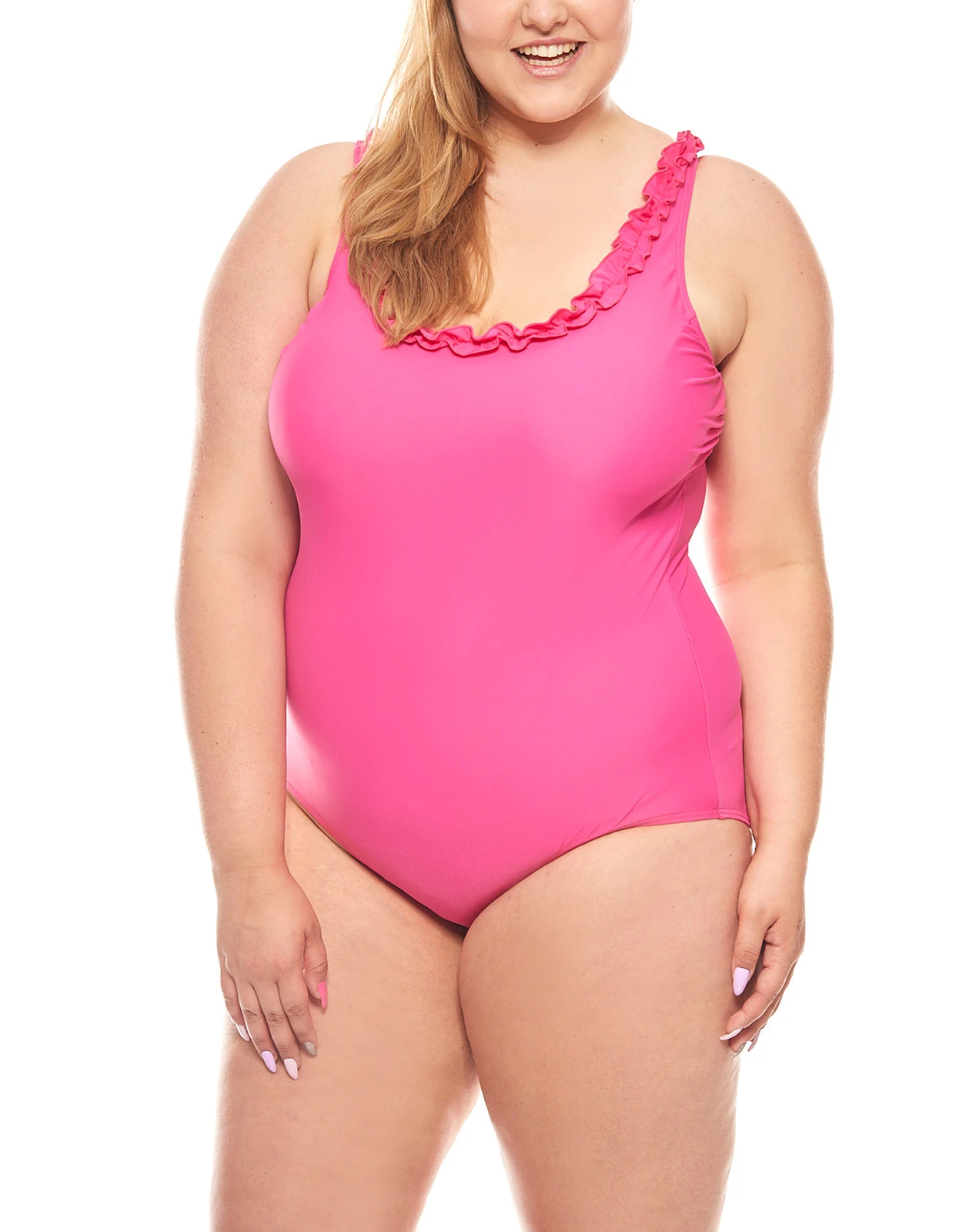 Shaping-Badeanzug Integrierter BH Große Oberweite E-Cup Ausgefallene Bademode Pink Heine 2 Shaping-Badeanzug Integrierter BH Große Oberweite E-Cup Ausgefallene Bademode Pink Heine – Bild 2