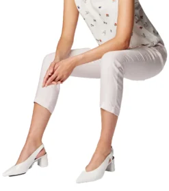 Mavi Jeans Leinen-Hose Niedliche Damen Stoff-Hose Mit Gummizug Am Bund Rosa -Mode Reich Geschaft 100808 11704 1