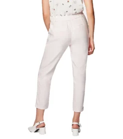 Mavi Jeans Leinen-Hose Niedliche Damen Stoff-Hose Mit Gummizug Am Bund Rosa -Mode Reich Geschaft 100808 11704 5