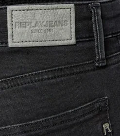 REPLAY Jacksy Freizeit-Hose Klassische Damen Straight Fit-Jeans Anthrazit -Mode Reich Geschaft 103280 007 4