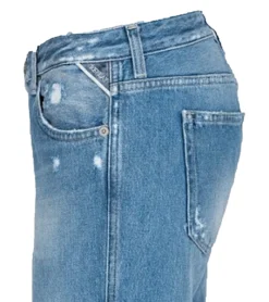 REPLAY Katewin Slim-Fit Denim-Hose Schicke Damen Jeans Mit Destroyed-Effekten Blau -Mode Reich Geschaft 108268 010 2