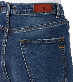 LTB Pia Damen High-Waist-Jeans Knöchelhohe 5-Pocket-Hose Mit Geradem Bein 51352-15141 Blau -Mode Reich Geschaft 1087 1142 4