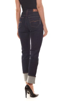 REPLAY Jacksy Regular Fit Hose Schlichte Damen Jeans Dunkelblau -Mode Reich Geschaft 121211 007 4