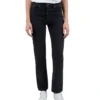 REPLAY Alexys High Rise Jeans Gecroppte Damen Straight-Hose Anthrazit