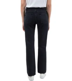 REPLAY Alexys High Rise Jeans Gecroppte Damen Straight-Hose Anthrazit -Mode Reich Geschaft 138321 098 3