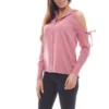 NA-KD Fashion X THERESE LINDGREN Damen Cut-Out Bluse Elegante Hemd-Bluse Rosa