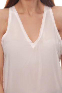 Cacharel Seiden-Top Modisches Damen Sommer-Shirt Mit Weitem Armausschnitt Rosa -Mode Reich Geschaft 17EFP215517 310 2