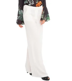 JIMMY SANDERS Damen Stoff-Hose Business-Hose Marta Weiß -Mode Reich Geschaft 18S PLW1001 V1801 1