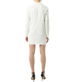 JIMMY SANDERS Damen Blazer-Kleid Mini-Kleid Mit Knopfleiste Barbara Weiß 7 JIMMY SANDERS Damen Blazer-Kleid Mini-Kleid Mit Knopfleiste Barbara Weiß -Mode Reich Geschaft 19W DRW42044 V1801 1