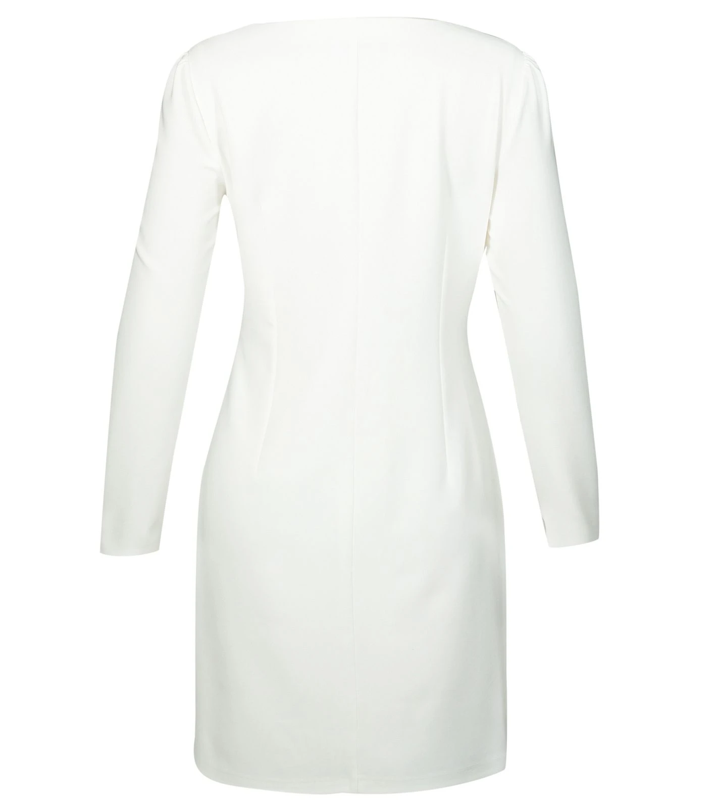 JIMMY SANDERS Damen Blazer-Kleid Mini-Kleid Mit Knopfleiste Barbara Weiß 5 JIMMY SANDERS Damen Blazer-Kleid Mini-Kleid Mit Knopfleiste Barbara Weiß – Bild 5