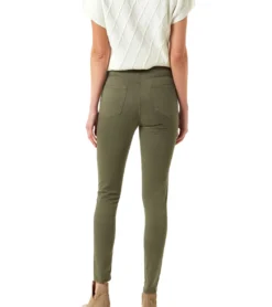 JIMMY SANDERS Damen Stoff-Hose Business-Hose Felix Khaki -Mode Reich Geschaft 19W PW10010 V1795 1