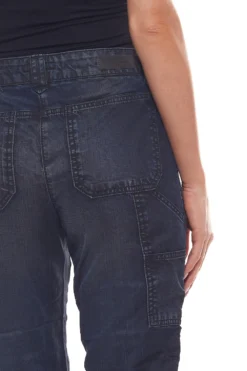 OPUS Melva Jeans Modische Damen Capri-Hose Im Denim-Look Und Five-Pocket-Style Blau -Mode Reich Geschaft 200021489 14050 Jeans 5