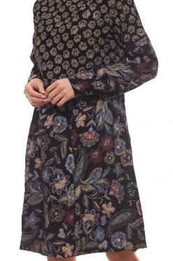 Aniston CASUAL Kleid Verspieltes Damen Midi-Kleid Mit Trendigem Mustermix Schwarz -Mode Reich Geschaft 20394934 2