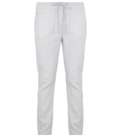 OPUS Stoff-Hose Leichte Damen Leinen-Hose Mit Bindeband Hellgrau -Mode Reich Geschaft 217072923 15009 2