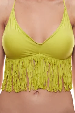 BANANA MOON Cowo Squaw Bandeau-Bikini-Oberteil Gemütlicher Damen Bade-Mode Grün -Mode Reich Geschaft 236050915900 Gruen 3