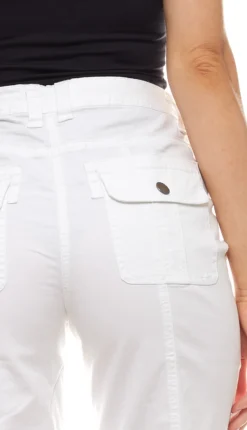 BOYSEN´S Hose Sommer-Hose Moderne Damen 7/8-Hose Mit Zip-Fly-Verschluss Weiß -Mode Reich Geschaft 24663100 3