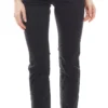 MAC Angela5 Slim-Cropped-Jeans Anziehende Damen 7/8-Denim-Hose Mit Reißverschluss Am Bein-Saum Navy