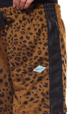 REPLAY Freizeit-Shorts Modische Damen Sommer-Hose Mit Animal-Print Braun/Schwarz -Mode Reich Geschaft 27569205 3