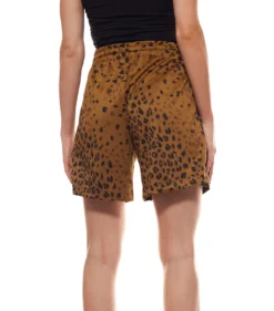 REPLAY Freizeit-Shorts Modische Damen Sommer-Hose Mit Animal-Print Braun/Schwarz -Mode Reich Geschaft 27569205 5