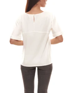 IMP By IMPERIAL Rundhals-Shirt Stylisches Damen Freizeit-T-Shirt Weiß -Mode Reich Geschaft 28024759 1