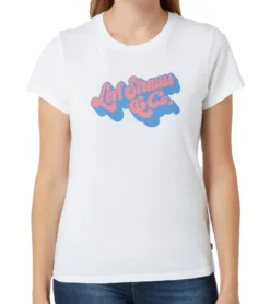 LEVI´S The Perfect Tee Damen T-Shirt Sommer-Shirt 173690919 Weiß