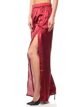 Tamaris Palazzo-Hose Stoffhose Kurzgröße Rot