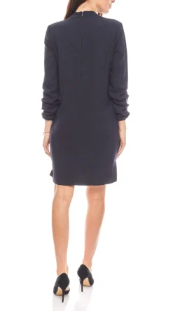 Aniston Choker-Kleid Schlichtes Damen Kleid Mit V-Ausschnitt Marine -Mode Reich Geschaft 323714 3