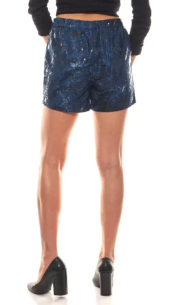 GUIDO MARIA KRETSCHMER Sommer-Hose Schicke Damen Shorts Mit Paillettenbesatz Blau -Mode Reich Geschaft 384177 2