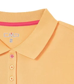 Campagnolo® Campagnolo Polo-Shirt UV-schützendes Damen Polo-Hemd Mit Antibakterieller Behandlung Neon Orange -Mode Reich Geschaft 3T59676 C667 2