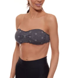 BENETTON UNDERCOLORS Bikini-Top Süße Damen Bandeau-Bikini-Oberteile Mit Bindeband Grau -Mode Reich Geschaft 3Z0D5R12S 902 Grau 2