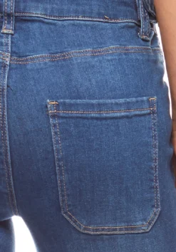 Schlichte High Waist Jeans Mit Aufgesetzten Taschen Langgröße Blau ARIZONA -Mode Reich Geschaft 405088 Langgroesse 3