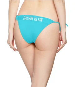 Calvin Klein UNDERWEAR Bikini-Unterteil Bequeme Damen Bade-Hose Mit Schnürung Blau -Mode Reich Geschaft 4500133031 Blau