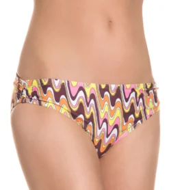 GANT Bikini Bottom Bade-Slip Modische Damen Bade-Hose Mit Coolem Print Bunt