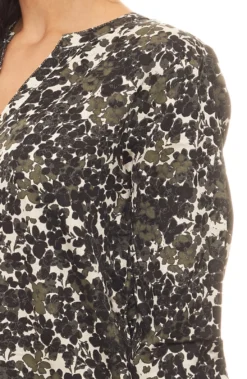 PART TWO Shirt Bluse Elastische Damen Schlupf-Bluse Mit Allovermuster Bunt Gemustert -Mode Reich Geschaft 49684202