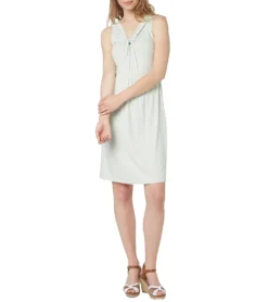 TOM TAILOR Jersey-Kleid Gemütliches Damen Sommer-Kleid Türkis