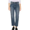 LTB Pia Damen High-Waist-Jeans Knöchelhohe 5-Pocket-Hose Mit Geradem Bein 51352 13799 52068 Blau