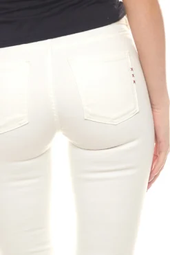 SCOTCH &amp; SODA 5-Pocket-Jeans Schlichte Damen Sommer-Hose Mit Aufdruck Weiß -Mode Reich Geschaft 58711165 3