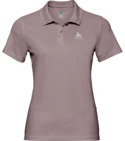 Odlo Tilda Polo-Hemd Trageangenehmes Damen Polo-Shirt Mit Knopfleiste Violett -Mode Reich Geschaft 594131 30524