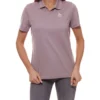 Odlo Tilda Polo-Hemd Trageangenehmes Damen Polo-Shirt Mit Knopfleiste Violett