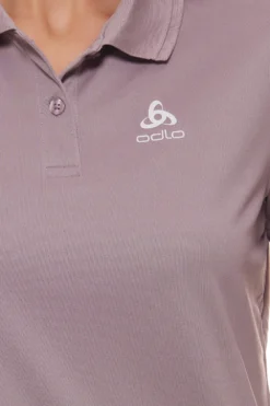 Odlo Tilda Polo-Hemd Trageangenehmes Damen Polo-Shirt Mit Knopfleiste Violett -Mode Reich Geschaft 594131 30524 5