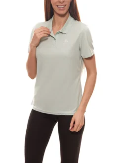Odlo Tilda Polo-Shirt Bequemes Damen Polo-Hemd Mit Geruchsneutralisierender Eigenschaft Mint