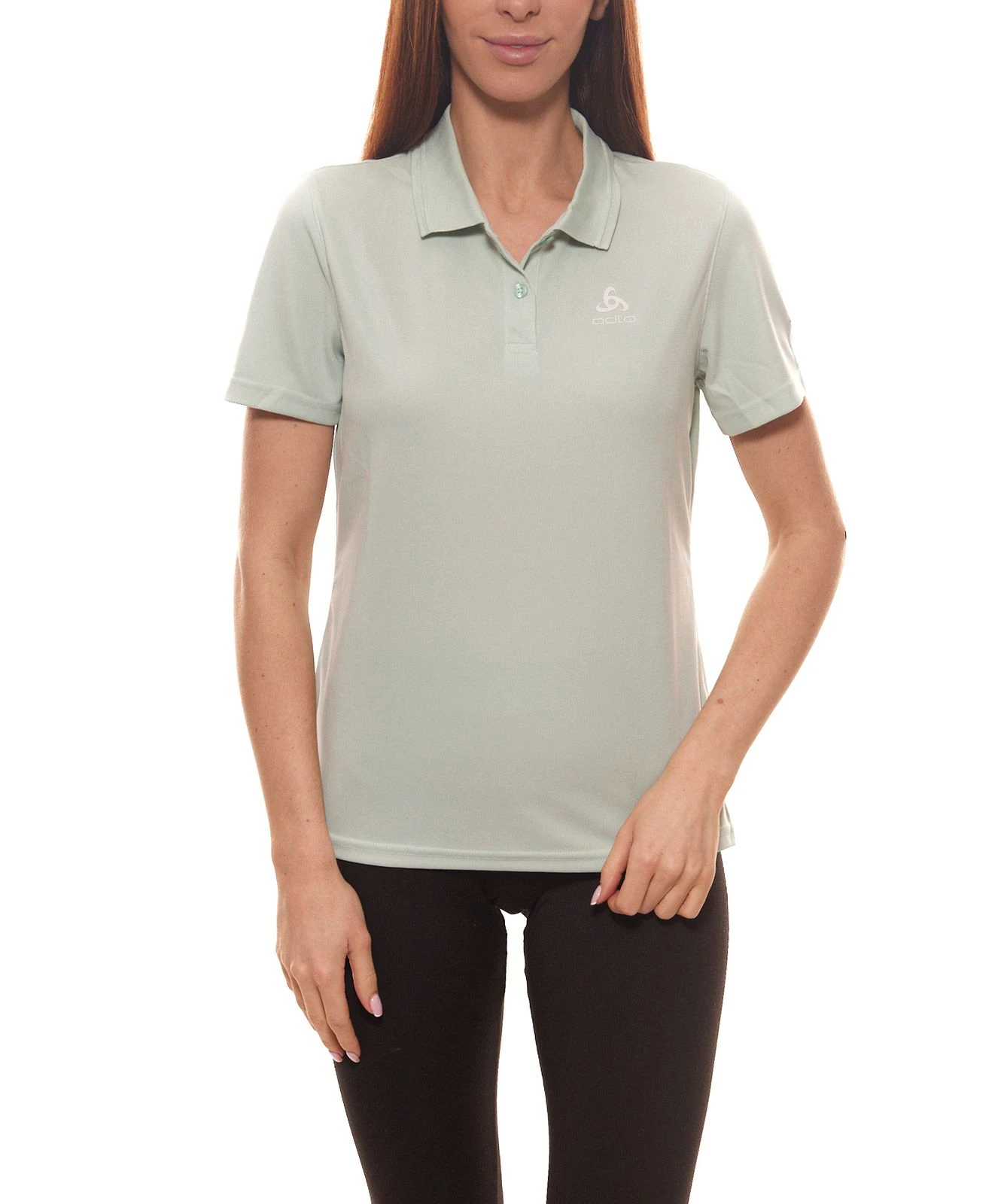 Odlo Tilda Polo-Shirt Bequemes Damen Polo-Hemd Mit Geruchsneutralisierender Eigenschaft Mint 2 Odlo Tilda Polo-Shirt Bequemes Damen Polo-Hemd Mit Geruchsneutralisierender Eigenschaft Mint – Bild 2
