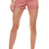 Aniston Shorts Elastische Damen Five-Pocket-Hose Mit Gekrempeltem Beinsaum Rosa