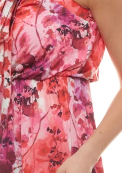 Melrose Neckholder Kleid Sommerlich Leichtes Damen Party-Kleid Mit Bindebändern Pink -Mode Reich Geschaft 61055765 3