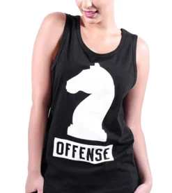 PARK AUTHORITY By K1X | Kickz O.d. Tank Top Damen Sommer Baumwoll-Shirt 6200-0138/0010 Schwarz/Weiß