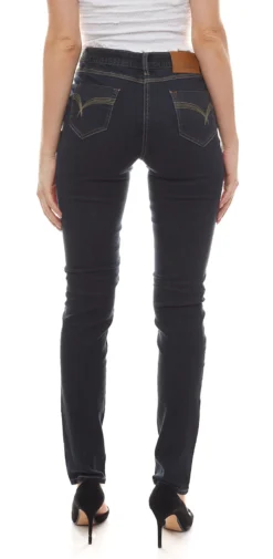 Aniston Denim-Hose Moderne Damen Jeans Mit Ziernähten Und Steppungen Dunkelblau -Mode Reich Geschaft 669017 2
