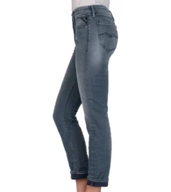 REPLAY Jacksy Straight-Jeans Modebewusste Damen Denim-Hose Im 5-Pocket-Style Grau -Mode Reich Geschaft 67C162 009 2