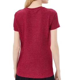 MAX &amp; Co Max It Up T-Shirt Modisches Damen Glitzer-Shirt Pink/Blau -Mode Reich Geschaft 69719919 3 1