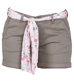 Le Temps Des Cerises Live2 Shorts Süße Kurze Hose Für Damen Bermuda Khaki-Grün