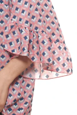 GUIDO MARIA KRETSCHMER Volant-Bluse Gemusterte Damen Sommer-Bluse Bunt -Mode Reich Geschaft 75379659 1